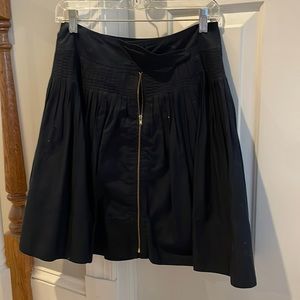 Anthropologie navy skirt